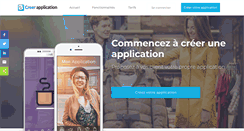 Desktop Screenshot of creer-application.com
