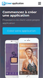 Mobile Screenshot of creer-application.com